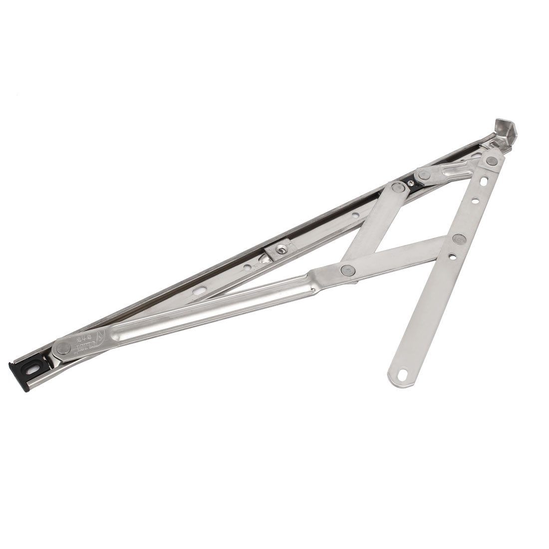 Sourcingmap 16-inch 202 Stainless Steel Foldable Casement Window Friction Hinge 4 Bar
