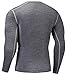 Lavento Men's Compression Shirt Sport Performance Crewneck Long-sleeve T Shirt