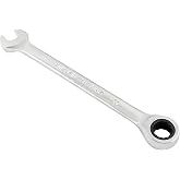 Jiozermi 11mm Ratcheting Combination Wrench | 72 Teeth, Metric, SAE 12 Point, Ratchet Box Ended Spanner