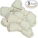 Gpet 4-5 Inch Rawhide Dog Bones, 5 Count