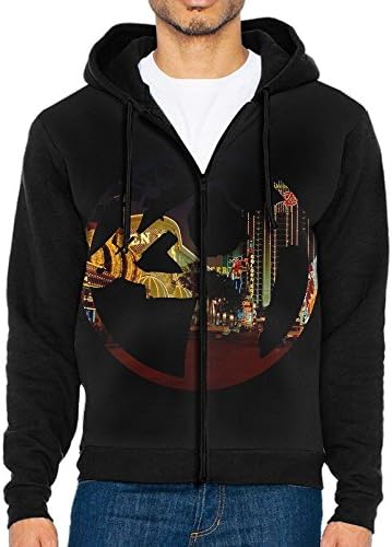 DSIBARY Saxophonists record Men's Full Zip Hoodie Hooded Long Sleeve Pocket Fleece Sweatshirt S