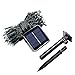 Qedertek Solar String Lights, 2 Packs 100 LED, 33ft, Warm White, Waterproof Outdoor Decoration Lighting, for Wedding, Holiday Event Party, Tree and House Decor