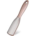 BEZOX Foot File Callus Remover, Double Sided Foot Scrubber for Dead Skin, Stainless Steel Pedicure File for Cracked Heel W/Cloth Storage Bag & Gift Box