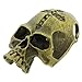 Jig Pro Shop Paracord/Lanyard Bead/Pendant in Antiqued Brass (Cross Skull)