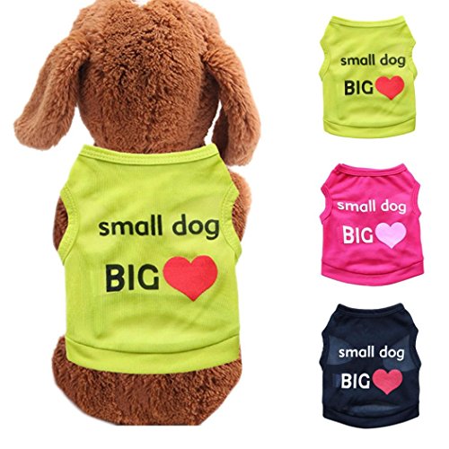 image for Pet Clothes,Haoricu Summer Cool Dog Shirt Pet Clothing Pet Costume Sma