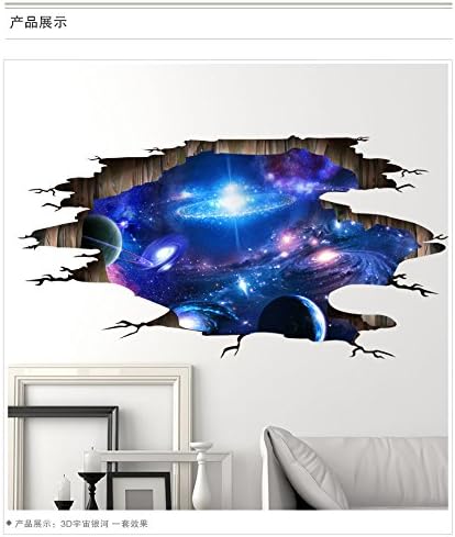 Starry Space Galaxy Wall Sticker Floor Sticker for Home Decor, Multicoloured - Image 5