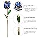 DEFAITH Real Rose 24K Gold Dipped, Great Anniversary Valentines Love Gift for Her Wife Mother Girlfriend, Attractive Luster and Natural Shape with Crystal Heart Stand