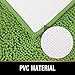 Extra Large Soft Plush Chenille Bathroom Runner Rug, Absorbent Microfiber Bath Mat, Machine Washable, Non-Slip Grip, Shag Carpet Great for Bath, Shower, Bedroom, or Door Mat (Green, 47/inch X27/'')