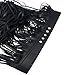 Women's Leather Fringe Dress Belt Gypsy Style Tassel Belt Black