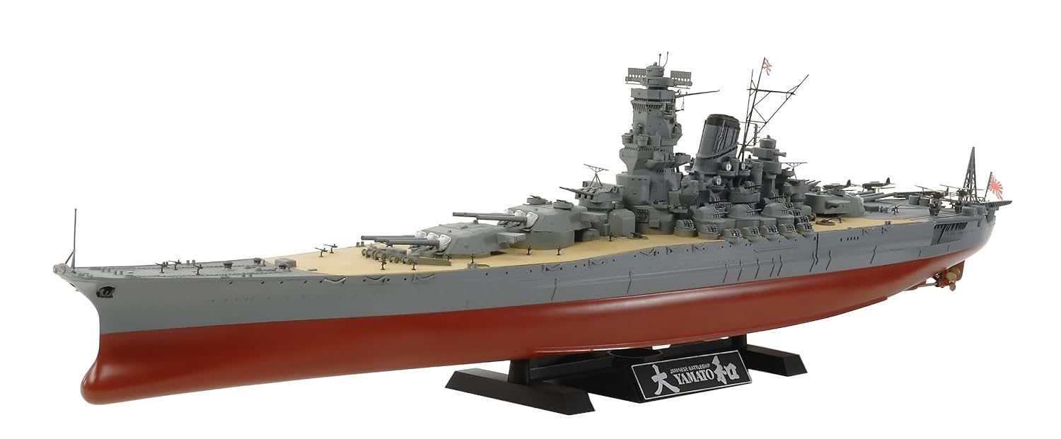 TAMIYA TAM78030 1/350 Japanese Battle Yamato Plastic Model Boat Kit