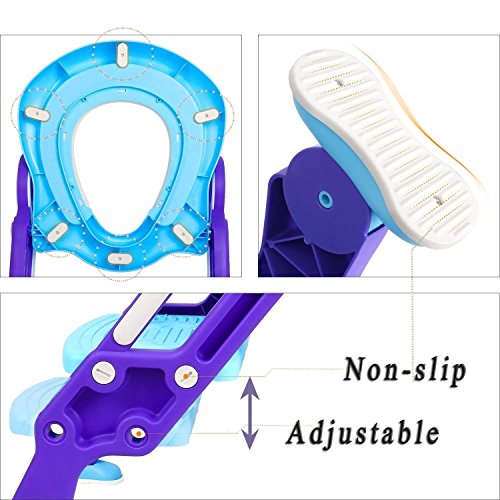 image for mailin Adjustable Potty Training Seat,Toilet Training Seat with Non-Sl