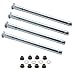 Dewhel for Auto 1988-2002 Compatible with Chevy GMC GM Trucks 4 Pins 2 Door Both Door Hinge Pin and Bushing Kit