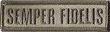 Tactical Morale Patch - Semper Fidelis - Atac-tan