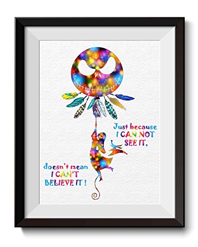 Uhomate-Jack-and-Sally-Nightmare-Before-Christams-Home-Canvas-Prints-Wall-Art-Inspirational-Quotes-Wall-Decor-Living-Room-Bedroom-Bathroom-Artwork-C010-8X10