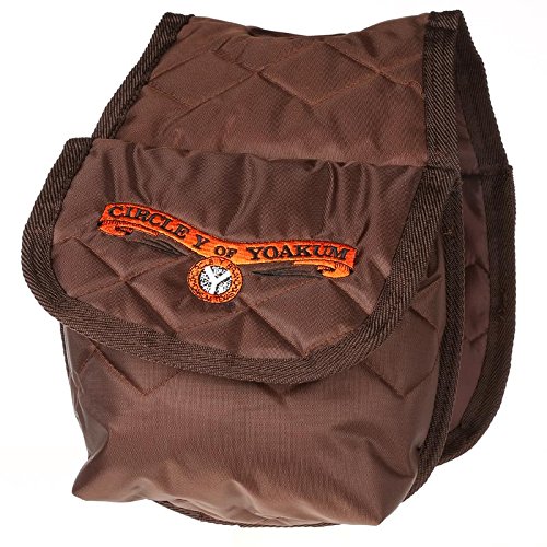 Circle Y Two Sided Brown Pommel Bag