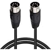 Din 7 Pin Male to Male Professional Premium Controller Interface Cable | 7 Pin DIN Audio Cable for Bang &amp; Olufsen, Naim, Quad Stereo Systems (1 Meter)