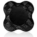 My Way Fitness Yoga Knee Pad by MWF – Works Best with Your Yoga Mat - Kneeling Support for Yoga & Pilates Exercise – Thick Yoga Knee Pads Cushion for Your Knees, Elbow and Head - ONE Piece Black