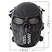 Dopromal Metallic Cosplay Skull Skeletion Airsoft Mask Full Head tactical facemask for CS War BB Game