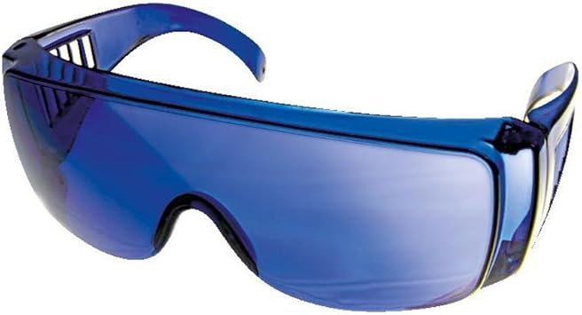 blue golf glasses