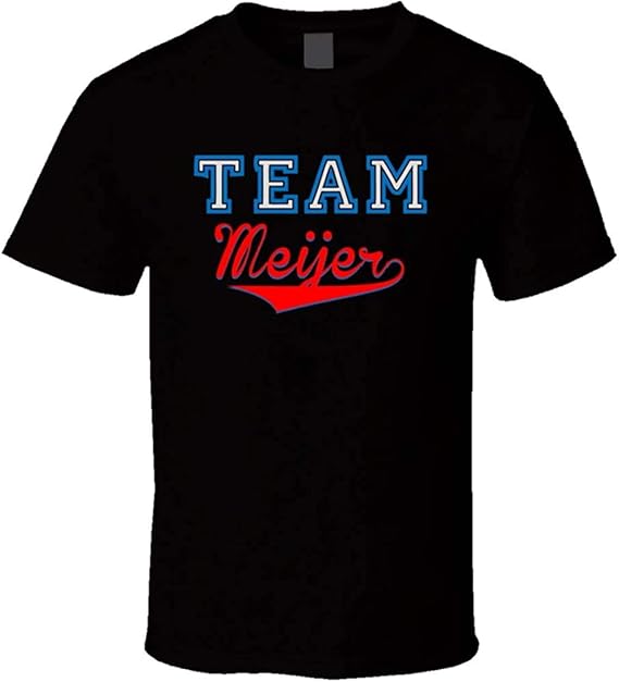 Team Meijer Custom Graphic Sports Last Name Family Reunion T Shirt