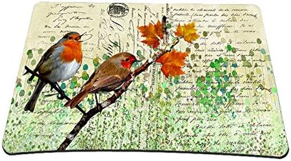 Pretty Birds Stylish New 14" X 10" Laptop PC Mouse Pad Mousepad Comfort Waterproof Anti-Slip Optical Mouse Pad Mouse Pad Wireless Laser Mice Mat FY-MP-020