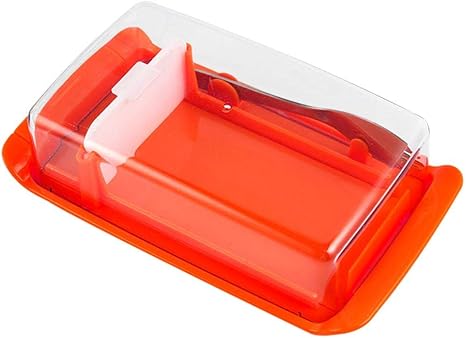 Amazon バター カッティング ケース バターケース バターナイフ付 蓋付きバター皿 バターケース オンライン通販