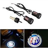 WONFAST® Car Auto Laser Projector Logo Illuminated Emblem Under Door Step courtesy Light Lighting symbol sign badge LED Glow Performance