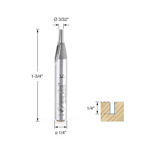 45256 Carbide Tipped Straight Plunge 18mm Dia X 3/4mm X 1/4 Inch Shank