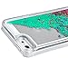 Yoption Transparent Plastic 3D Glitter Quicksand and Star Liquid Case for Apple iPhone 5 5S SE