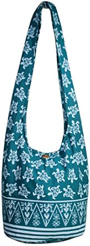 Tonka Turtle Hippie Bag Crossbody bags Shoulder Bags Messenger Bags Hobo Bags Bohemian Christmas Gifts Gifts (Green Turquoise)