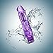 Eden Adult Sex Toys - XL Thick 9 Inch Vibrating Dildo - Waterproof Multi-Speed Quiet Penis Vibrator - Realistic Veiny & Girthy Shaft Vibe - G-Spot & Prostate Stimulator for Women Men Couples - Purple