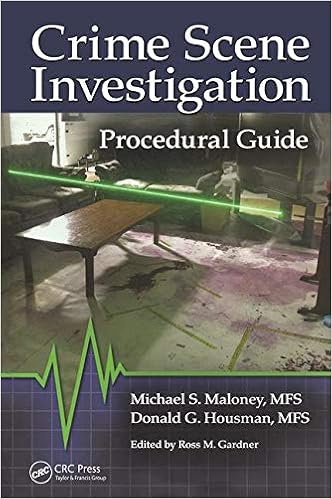 Crime Scene Investigation Procedural Guide Michael S