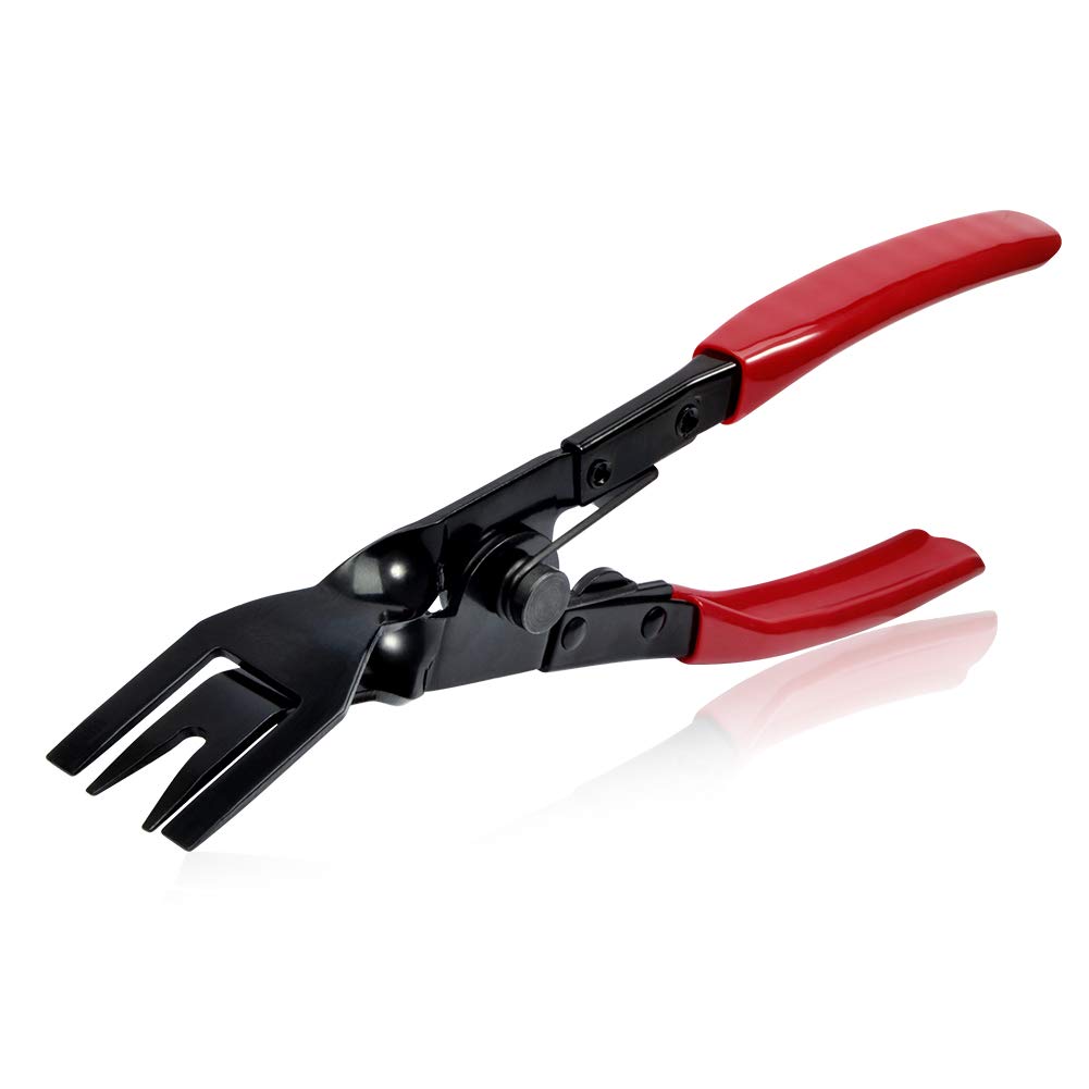 SPEEDWOX Clip Removal Plier 9 Inches Auto Upholstery Trim Tool Remove Panel Clips Fasteners Anchors Dashboard Easily Nonslip Comfortable Grips