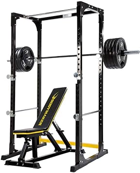 Amazon Bodymaker ボディメーカー ｂｉｇ３強化セット２ 筋トレ トレーニング用品 高さ調整 安全安心 スクワット セイフティスタンド バーベル チンニング 懸垂 格闘技 ベンチプレス ダンベル ウエイトトレーニング 体幹 ボディメーカー Bodymaker 大型マシン