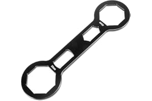 Fork Wrench Fit for CRF250R CRF450R CRF450X, 1.8in/2in Aluminum Alloy Fork Wrench Front Shock Absorbers Remover Installaer Re
