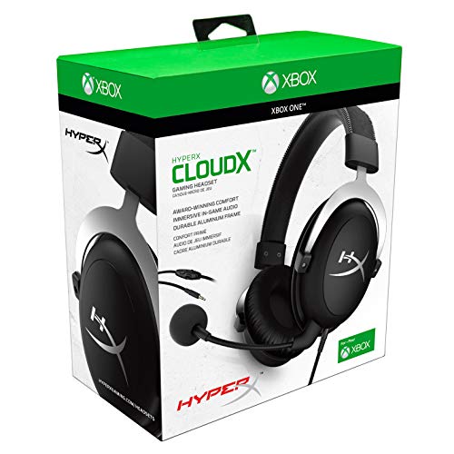HyperX CloudX Official Xbox Licensed Gaming Headset, Compatible with Xbox One and Xbox Series