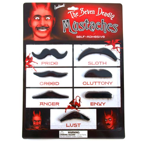 Accoutrements Seven Deadly Mustaches