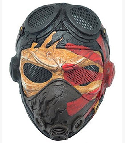 SEA and SKY EMH FRP Protective Mask, Halloween, Scary Mask Protection, Mechanist War II CS Field Operations Mask