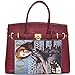 Women's Handbag Large Tote Satchel Purse Top Handle Shoulder Bag Work Bag with Wallet