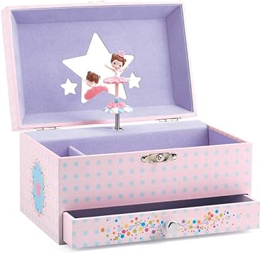 Djeco- Caja Música Bailarina, Color Rose (DJ06597): Amazon.es: Juguetes y juegos