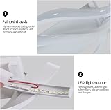 Comely Modern LED Wall Lamp 22W White Acrylic Indoor Sconce 6500K view 5