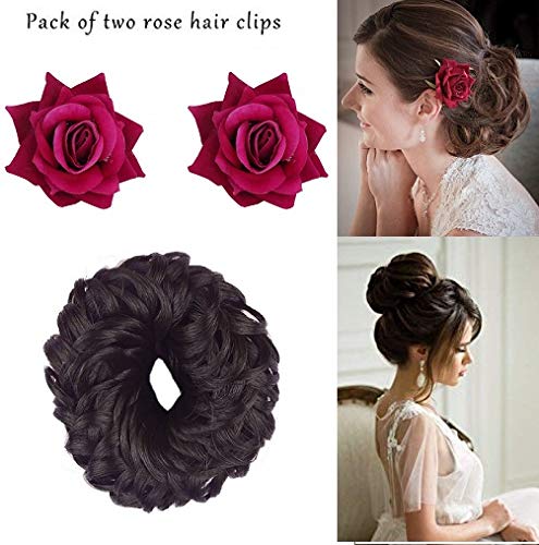 Buy Aairaa Combo Of Hair Accessories Juda Band With Hair Clip Bun