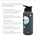 Simple Modern 32oz Water Bottle, Insulated Reusable Wide Mouth Stainless Steel Metal Flask 1 Liter Thermos with Flip Lid, Graphite