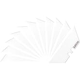 OKNIFE Premium Ceramic Utility Knife Blades, 10-Pack - Zirconium Oxide Flat Brushing Polishing Blade Compatible with Otacle U1,U1 Pro & U1 Ultra, Fits Most Utility Knives (White)