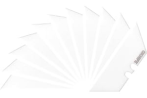 OKNIFE Premium Zirconium Oxide Ceramic Utility Knife Blades, 10-Pack - Compatible with Otacle U1,U1 Pro & U1 Ultra, Fits Most Utility Knives (Updated)