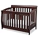Delta Children Clermont 4-in-1 Convertible Baby Crib, Chocolate