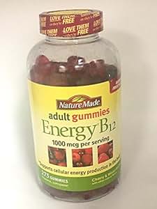 Amazon.com: Nature Made B12 Energy Gummies 1000 Mg, 275 Ct ...