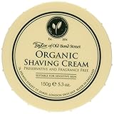 Taylor of Old Bond Street Organic Shaving Cream w/ Aloe & Jojoba *New*  5.3 oz.