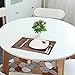 famibay PVC Place Mats - Heat Insulation PVC Placemats Stain-Resistant Woven Vinyl Table Mats for Kitchen Set of 4-30x45 cm (Brown)