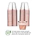 100 Rose Gold Plastic Cups - 9 Oz Disposable Decorations Rose Gold Cups - Party Drinking Glasses for Wedding, Baby & Bridal Shower, Engagement, Cocktail